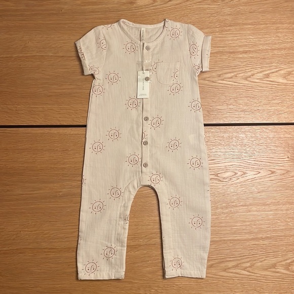 Quincy Mae - Charlie Jumpsuit Suns - 18-24M - NWT - Picture 3 of 7
